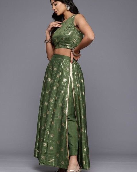 Co-ord Set - Olive Linen