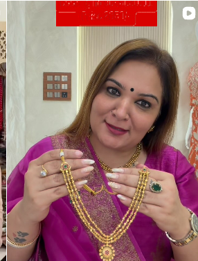 Gold Necklace Set